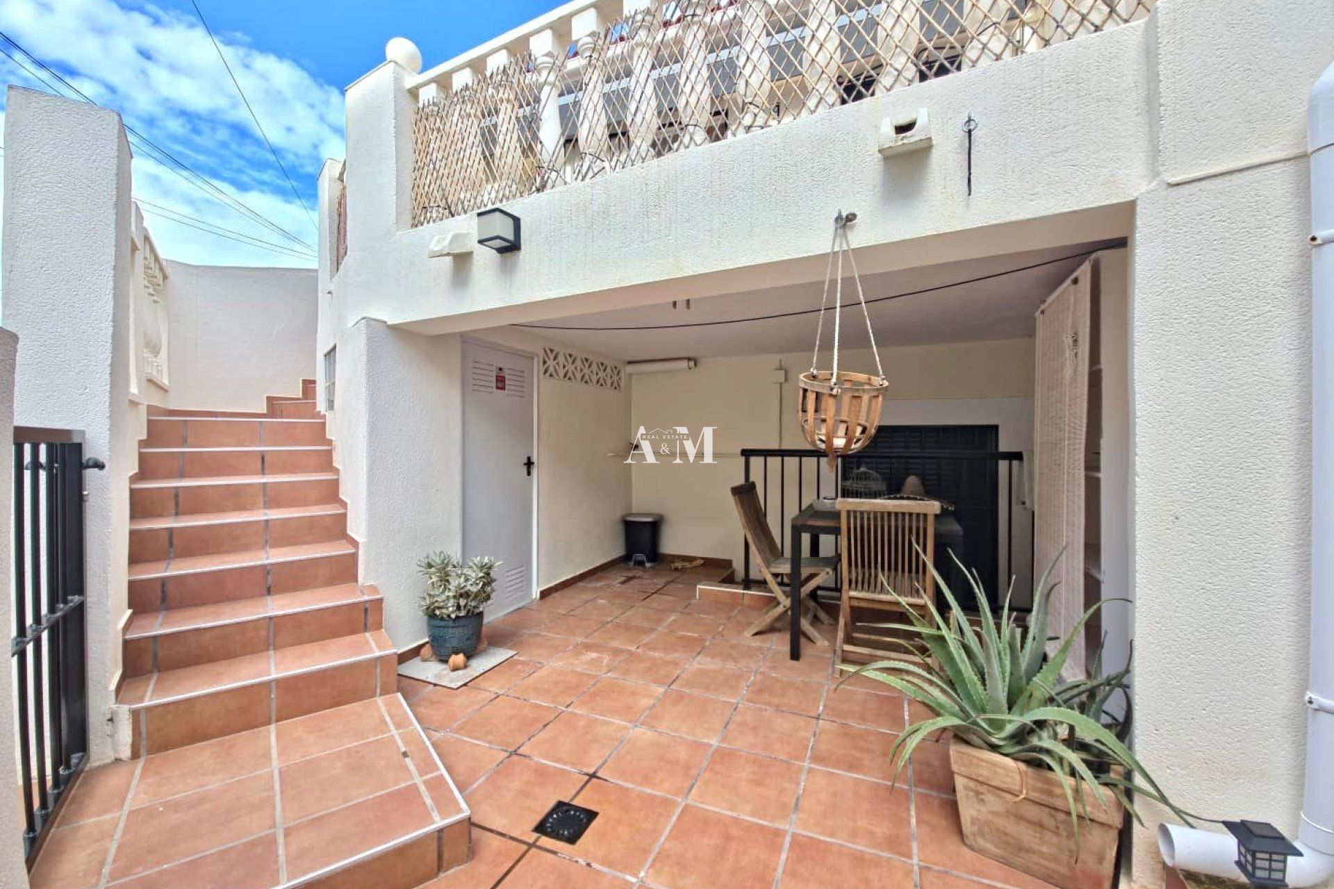 Terraza de Piso de alquiler en Torrevieja con Aire acondicionado, Calefacción y Jardín privado