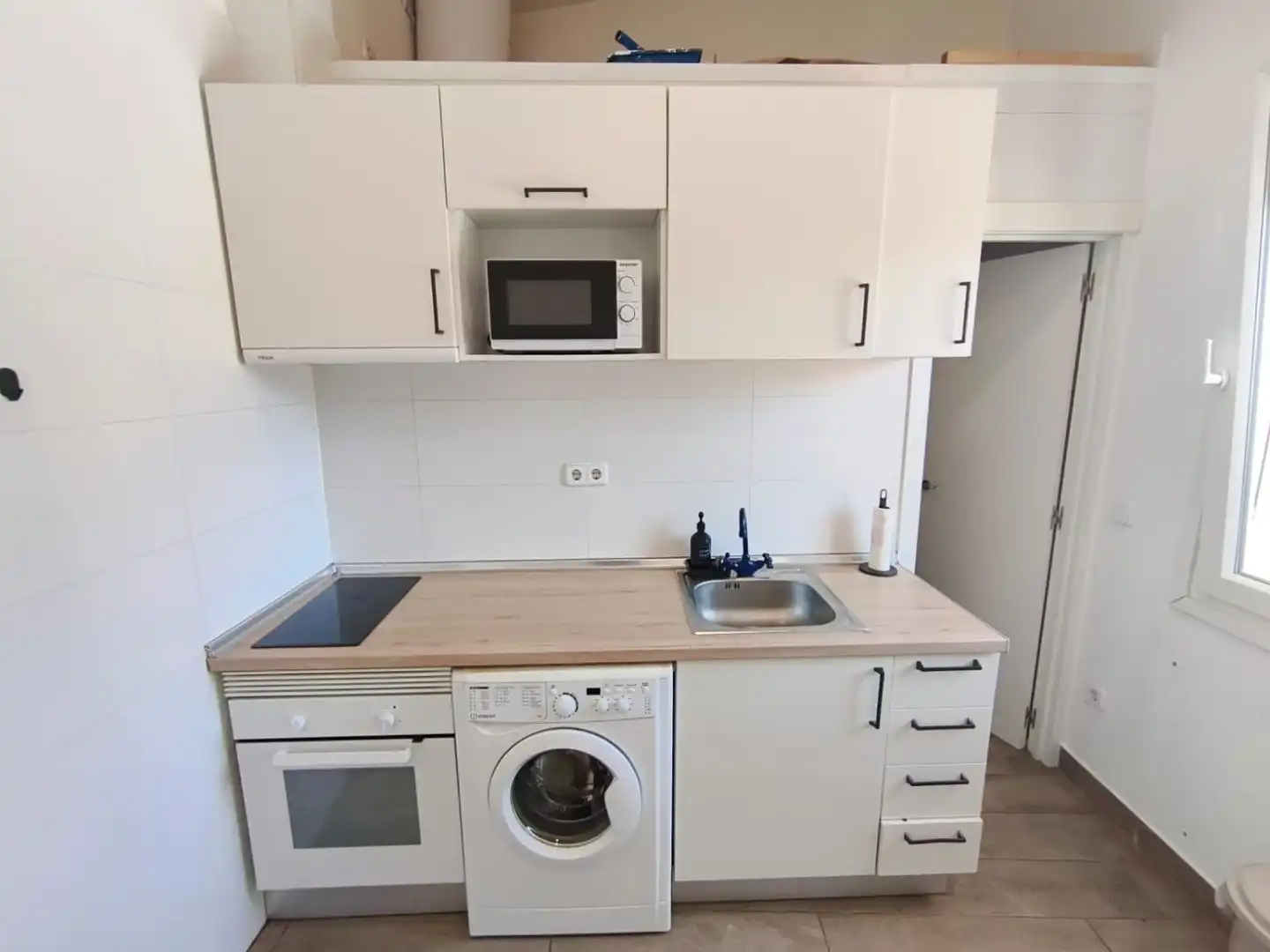 Küche von Wohnungen zur Miete in Madrid mit Heizung und Terrasse