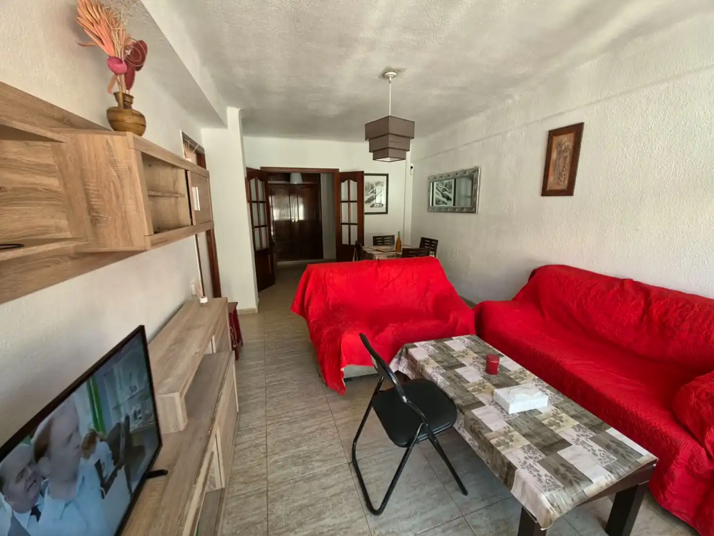 Wohnzimmer von Wohnung zum Verkauf in Andújar mit Klimaanlage, Möbliert und Balkon