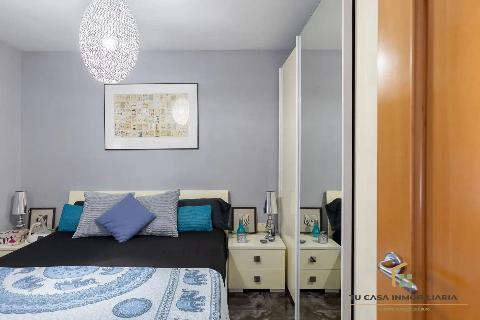 Bedroom of Flat for sale in Badalona  with Air Conditioner, Heating and Terrace