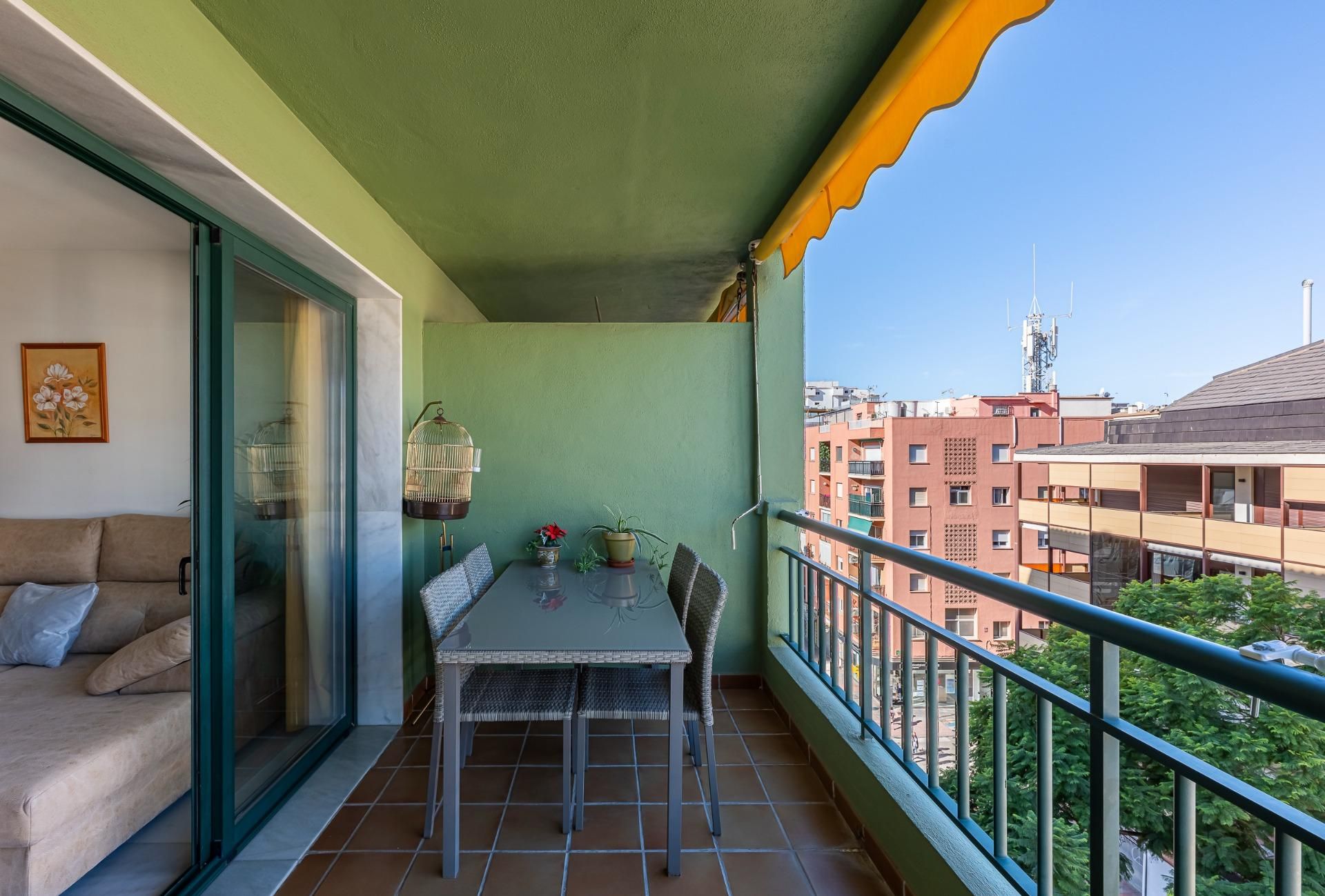 Balcony of Apartment for sale in Fuengirola  with Air Conditioner, Terrace and Furnished