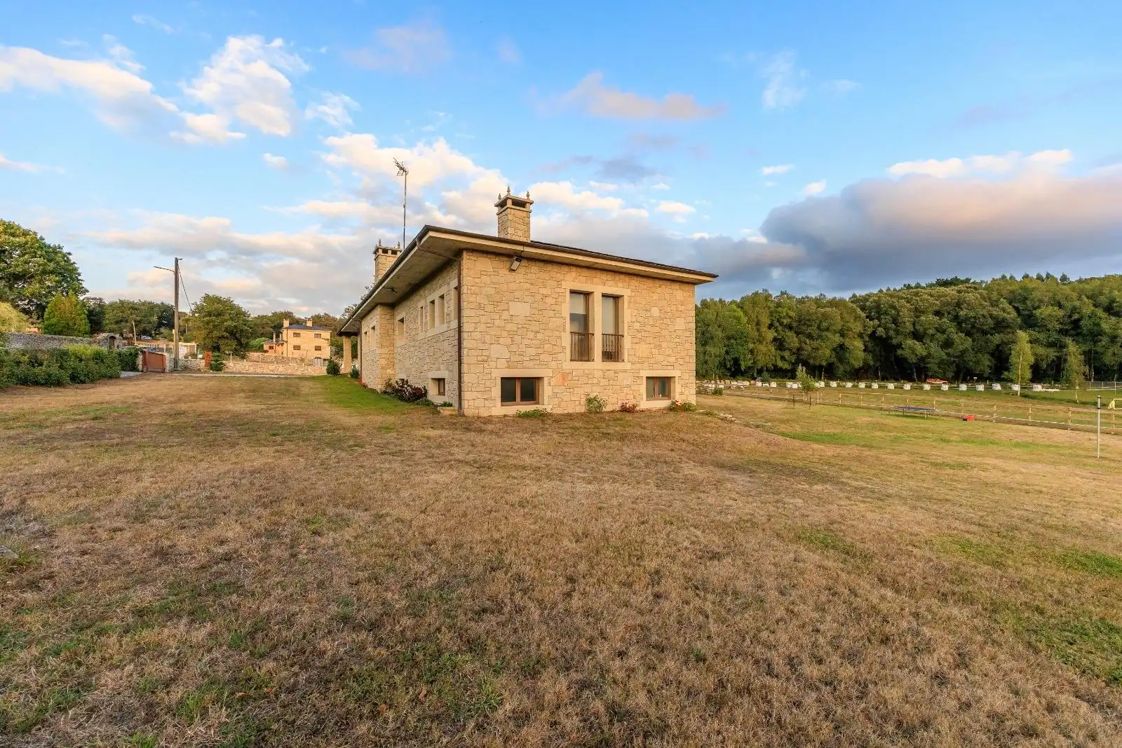 Exterior view of Houses for sale in Friol  with Heating, Private garden and Furnished