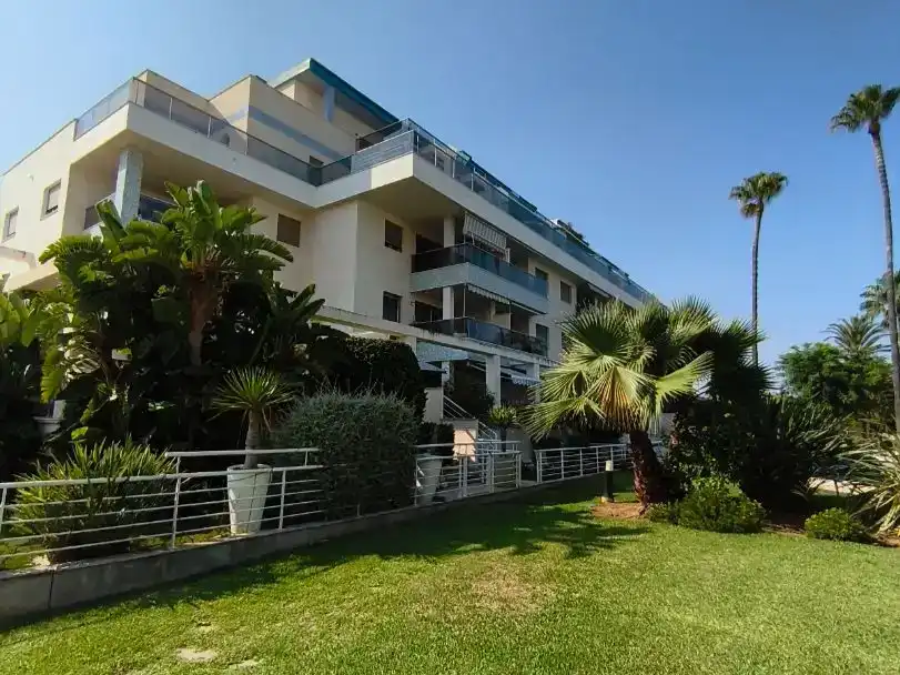 Exterior view of Flat for sale in Dénia  with Air Conditioner, Swimming Pool and Furnished