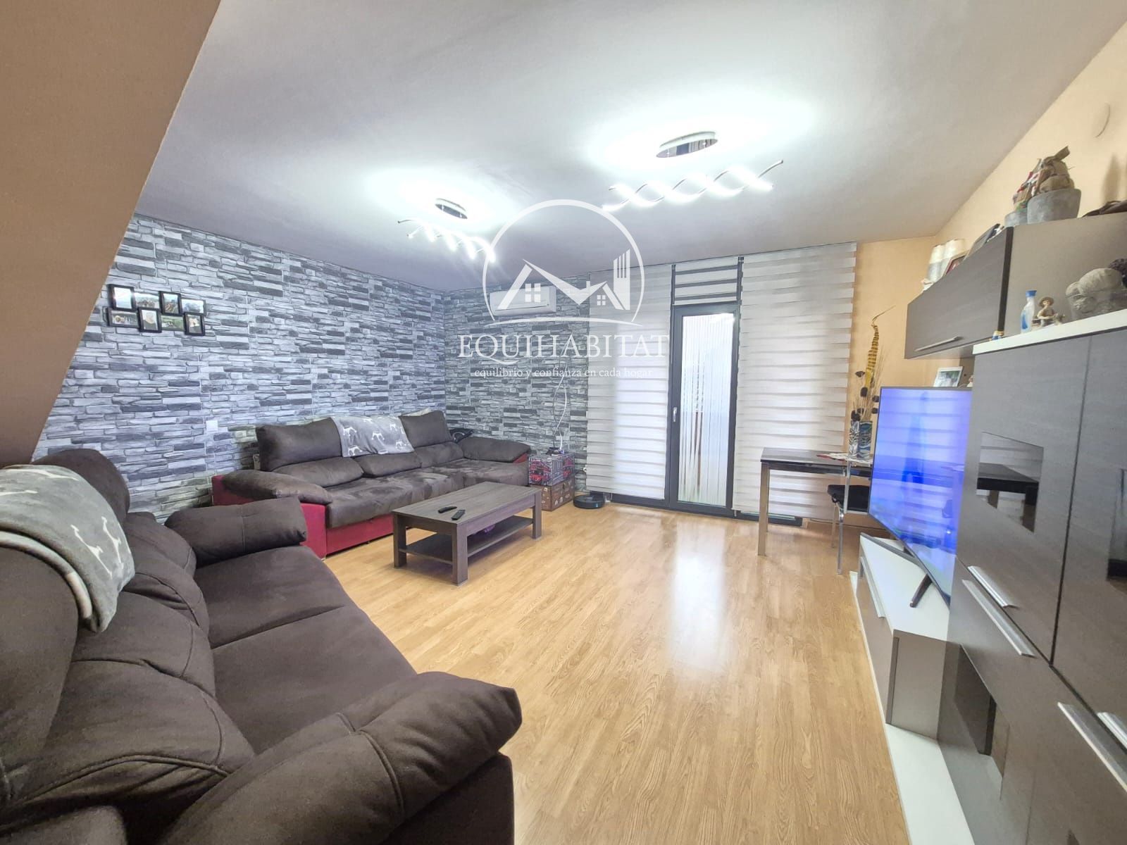 Living room of Attic for sale in Alpicat  with Air Conditioner, Terrace and Furnished