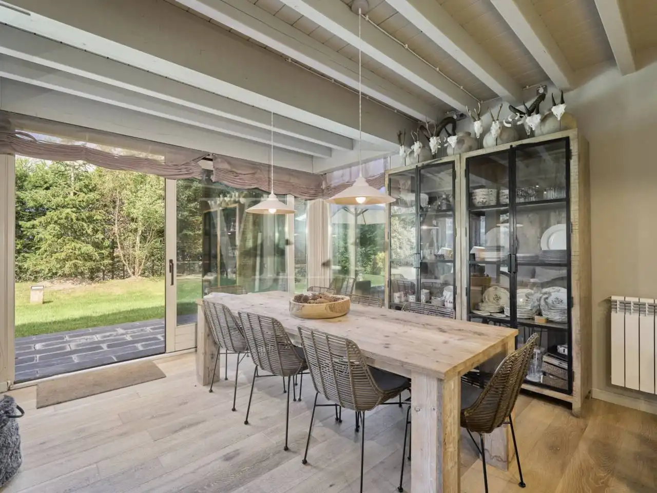Dining room of Houses for sale in Das  with Heating, Private garden and Parquet flooring