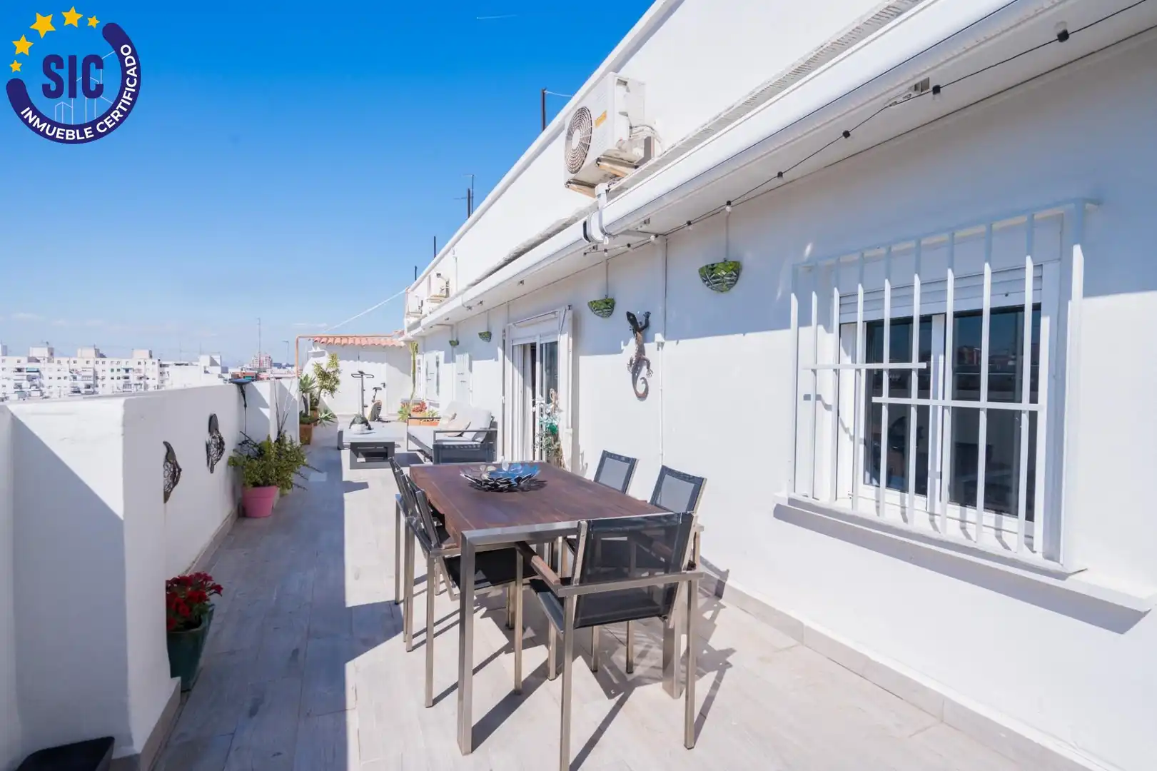 Terraza de Ático en venta en Valencia con Aire acondicionado, Calefacción y Parquet