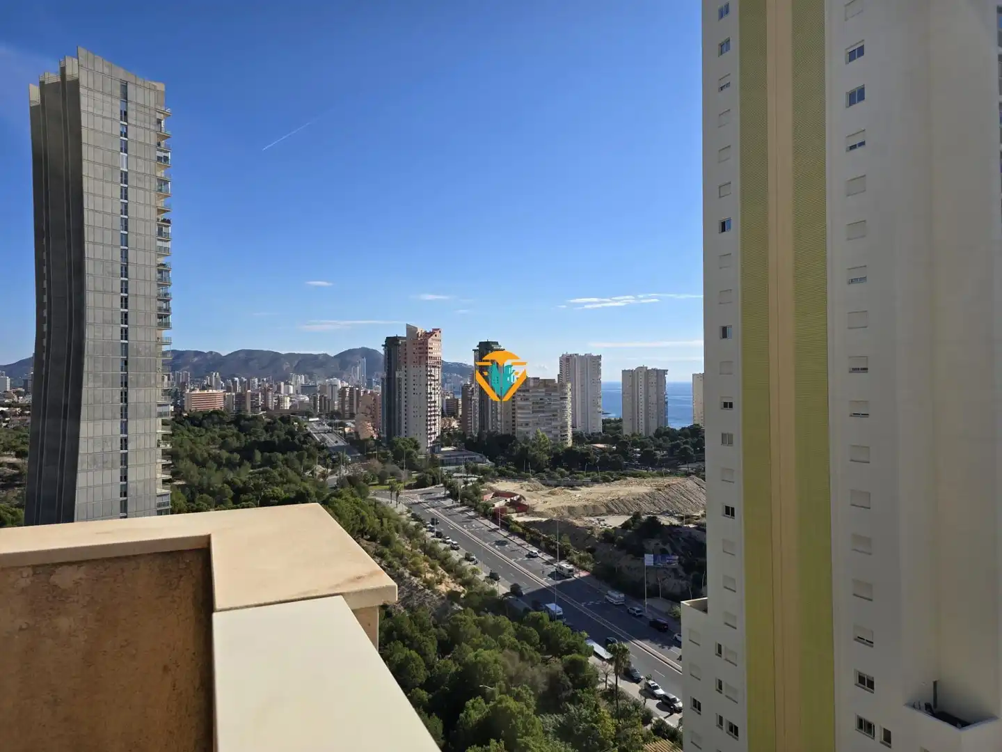 Vista exterior de Apartamento en venta en Benidorm con Aire acondicionado, Calefacción y Jardín privado