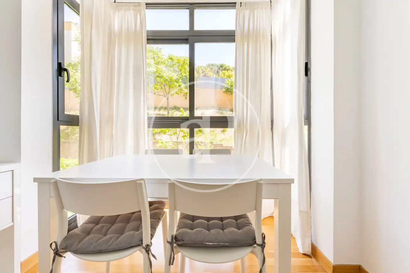 Esszimmer von Wohnung zum Verkauf in Madrid mit Klimaanlage, Heizung und Privatgarten