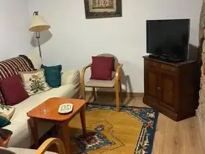 Sala d'estar de Finca rústica de lloguer en Cabezón de la Sal amb Calefacció, Moblat i Forn