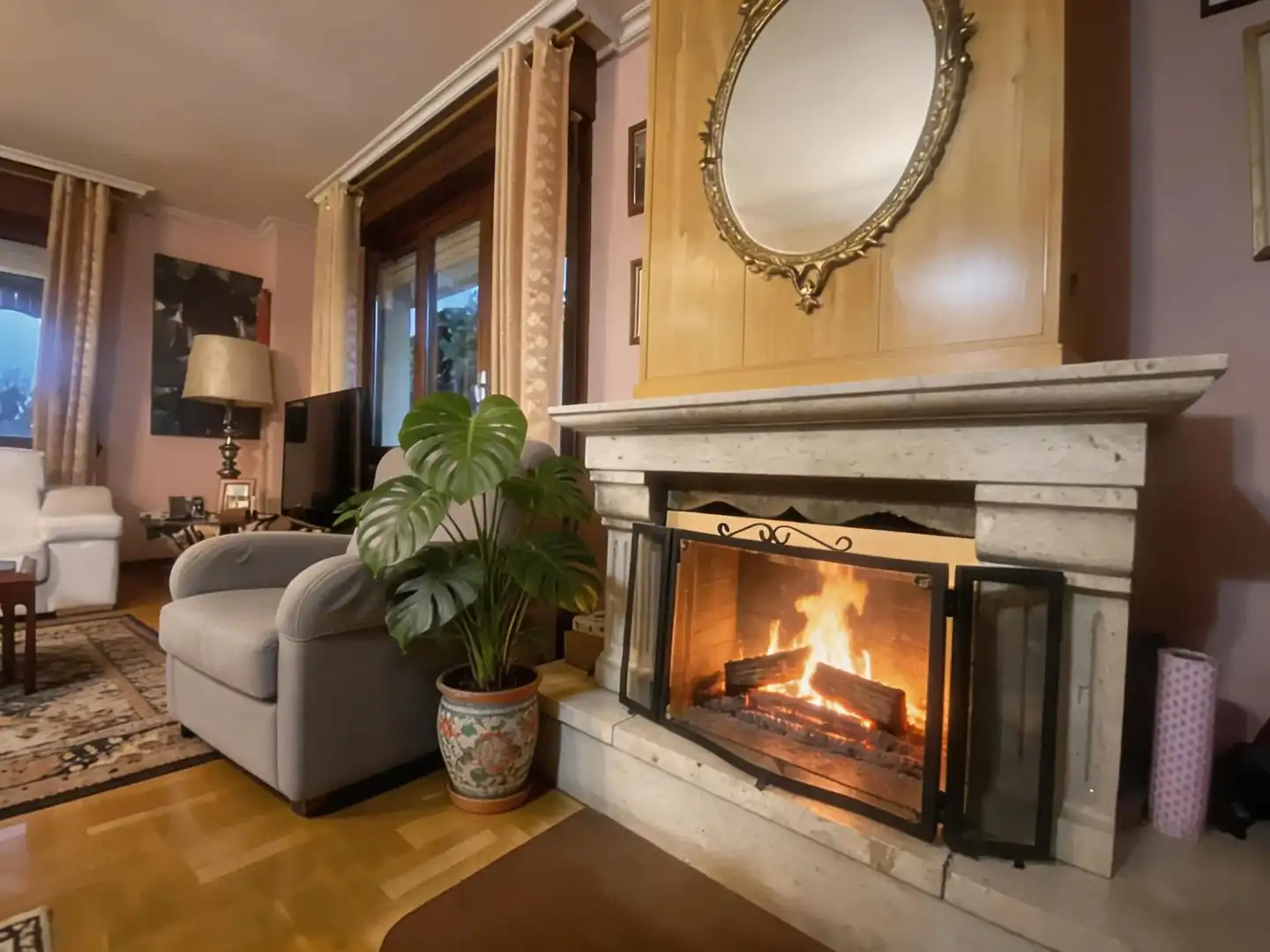 Sala de estar de Casa o chalet en venta en Gijón  con Jardín privado, Terraza y Balcón