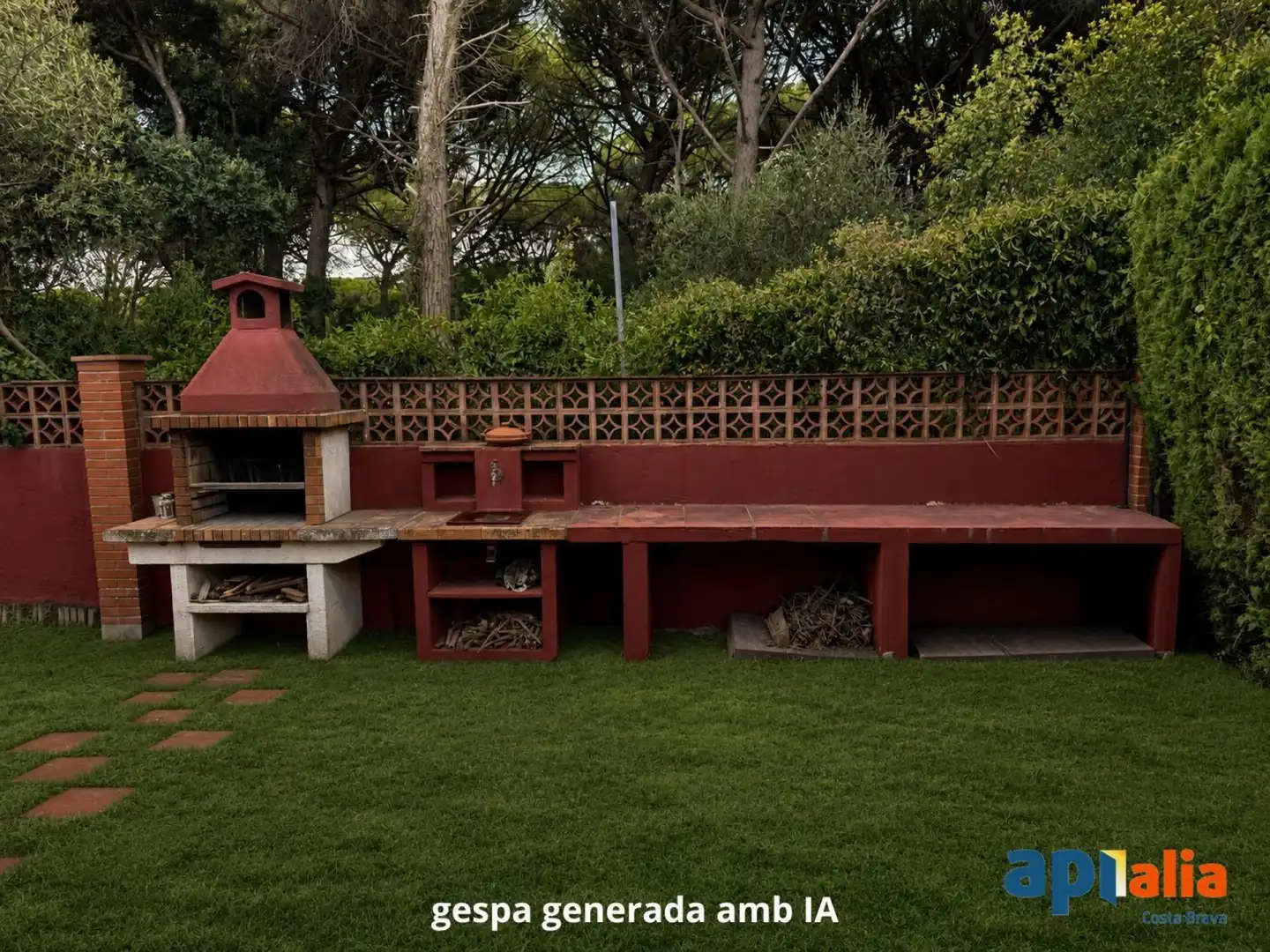 Jardín de Casa o chalet en venta en Calonge i Sant Antoni con Aire acondicionado, Calefacción y Jardín privado