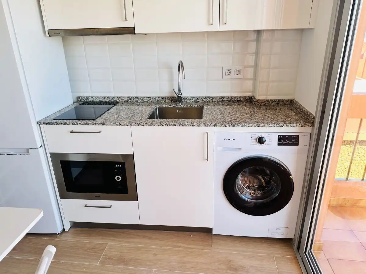 Cocina de Estudio en venta en Puerto de la Cruz con Trastero, Amueblado y Piscina comunitaria