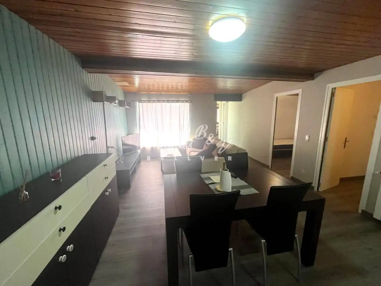 Wohnzimmer von Wohnungen zur Miete in Bellver de Cerdanya mit Heizung, Parkett und Terrasse