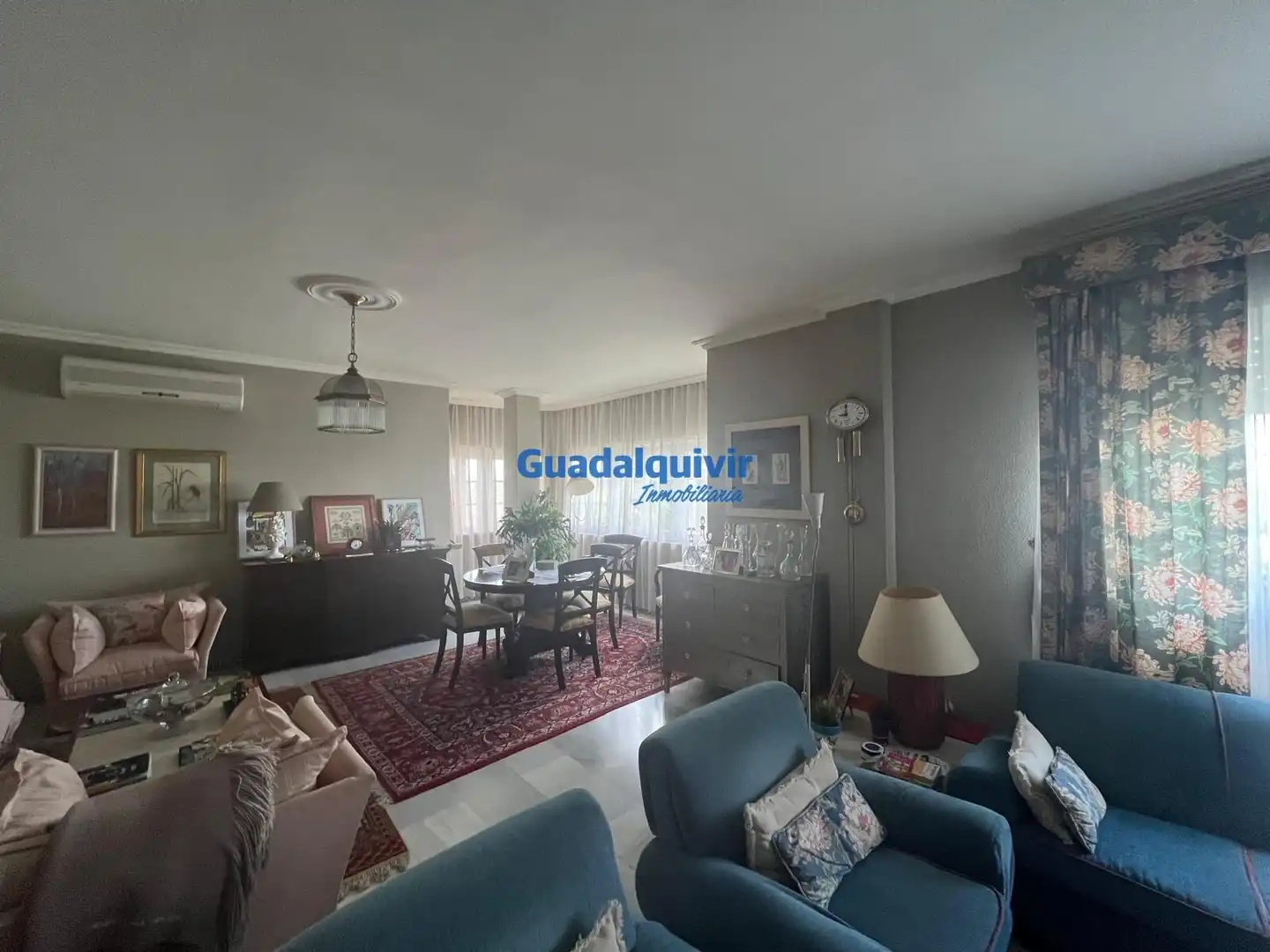 Sala d'estar de Casa o xalet en venda en Dos Hermanas amb Aire condicionat, Jardí privat i Terrassa