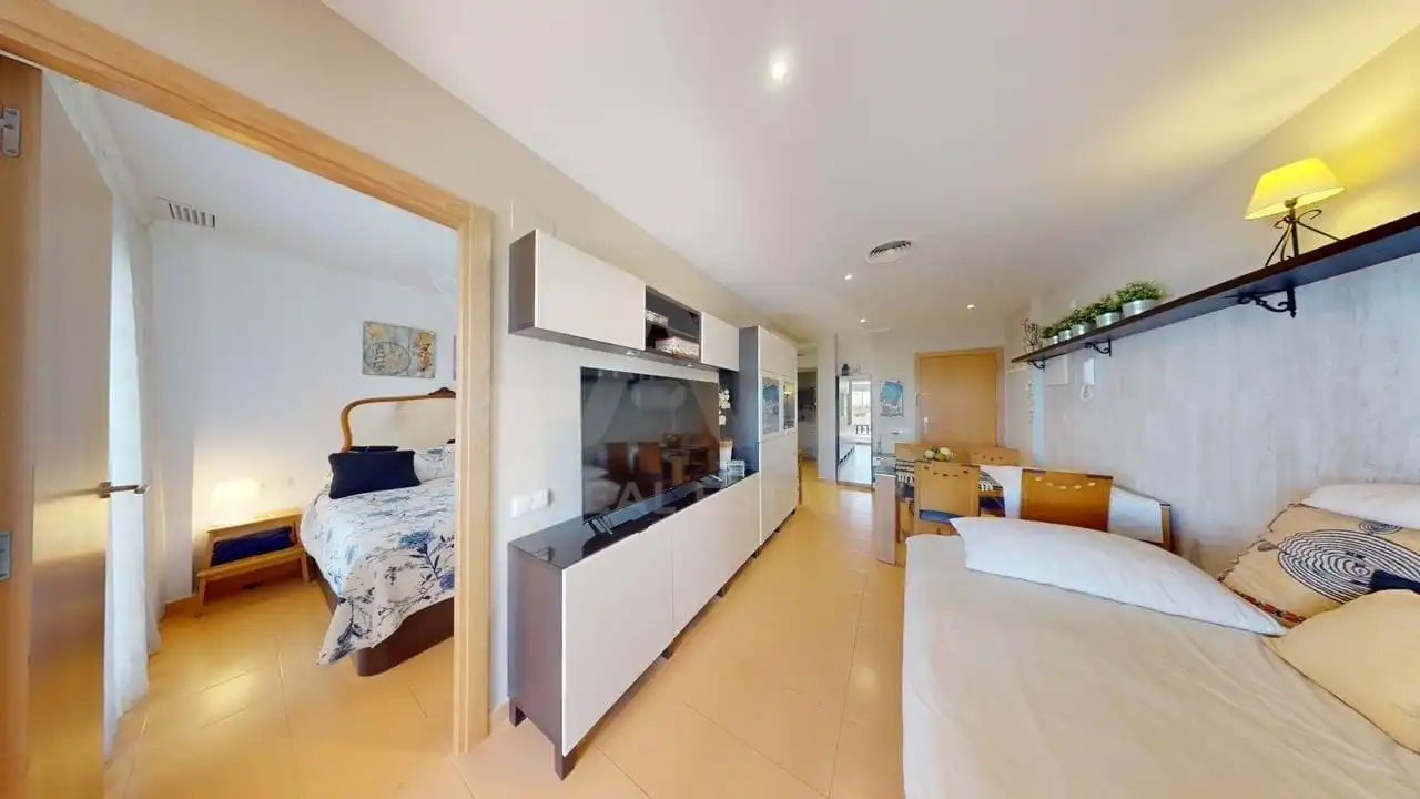 Wohnzimmer von Wohnung zum Verkauf in Canet de Mar mit Klimaanlage, Heizung und Terrasse