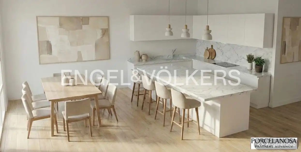 Küche von Wohnung zum Verkauf in Santander mit Heizung und Balkon