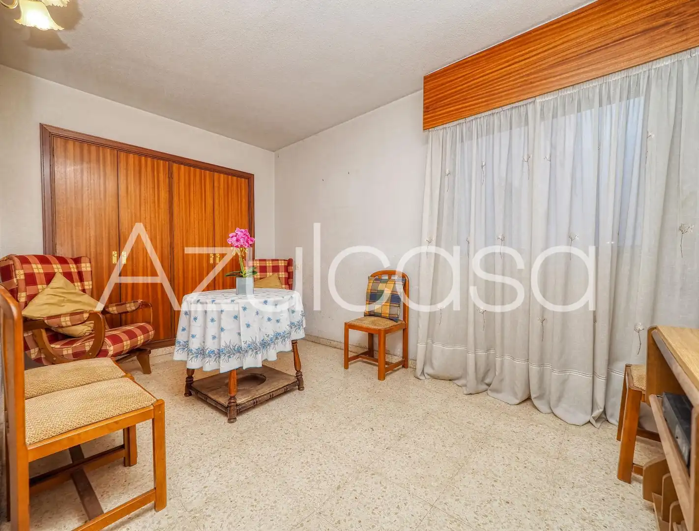 Sala d'estar de Pis en venda en Alicante / Alacant amb Terrassa, Moblat i Alarma
