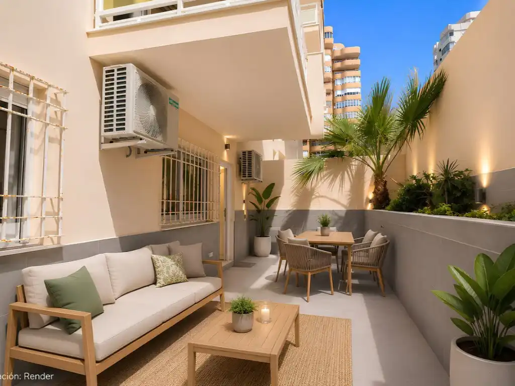 Terrace of Flat for sale in Fuengirola  with Air Conditioner, Terrace and Swimming Pool