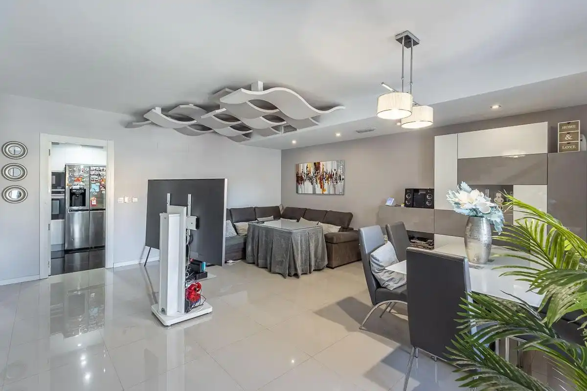 Sala de estar de Casa o chalet en venta en Maracena con Aire acondicionado, Calefacción y Terraza