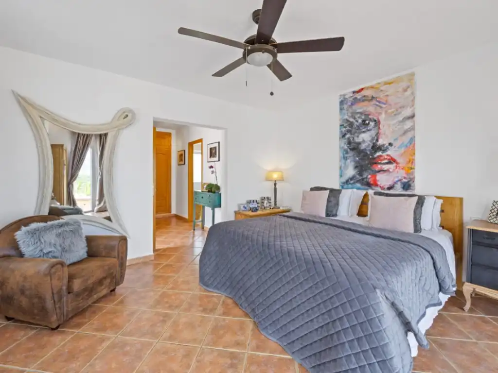 Habitación de Casa o chalet de alquiler en Jávea / Xàbia con Aire acondicionado, Jardín privado y Piscina