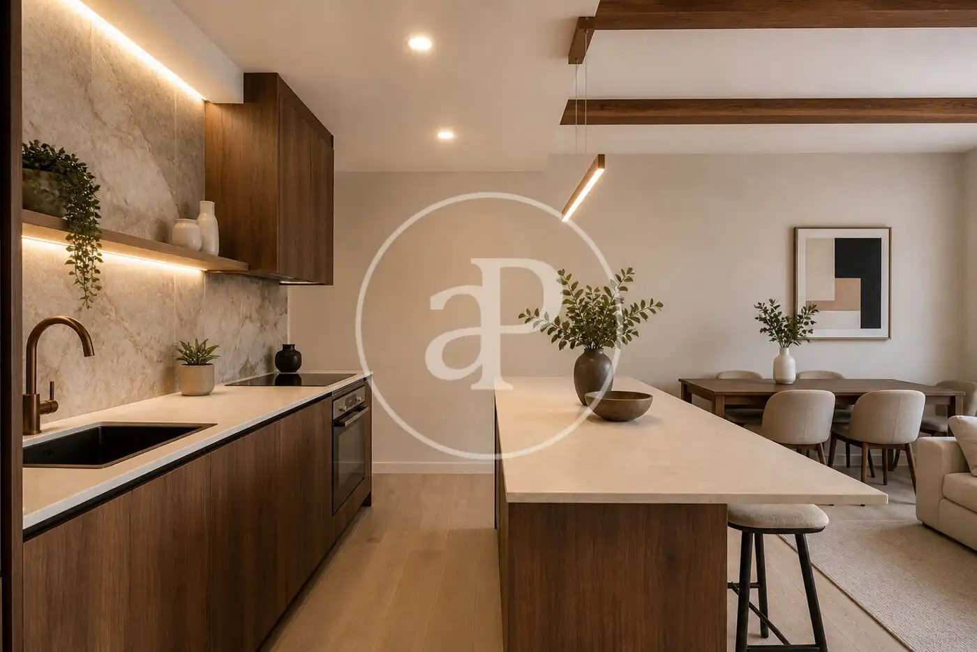 Cocina de Ático en venta en Barcelona con Aire acondicionado, Calefacción y Terraza