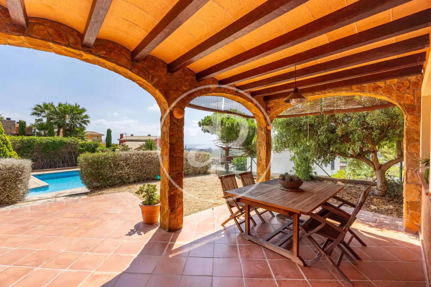 Terrassa de Casa o xalet en venda en Argentona amb Aire condicionat, Calefacció i Jardí privat