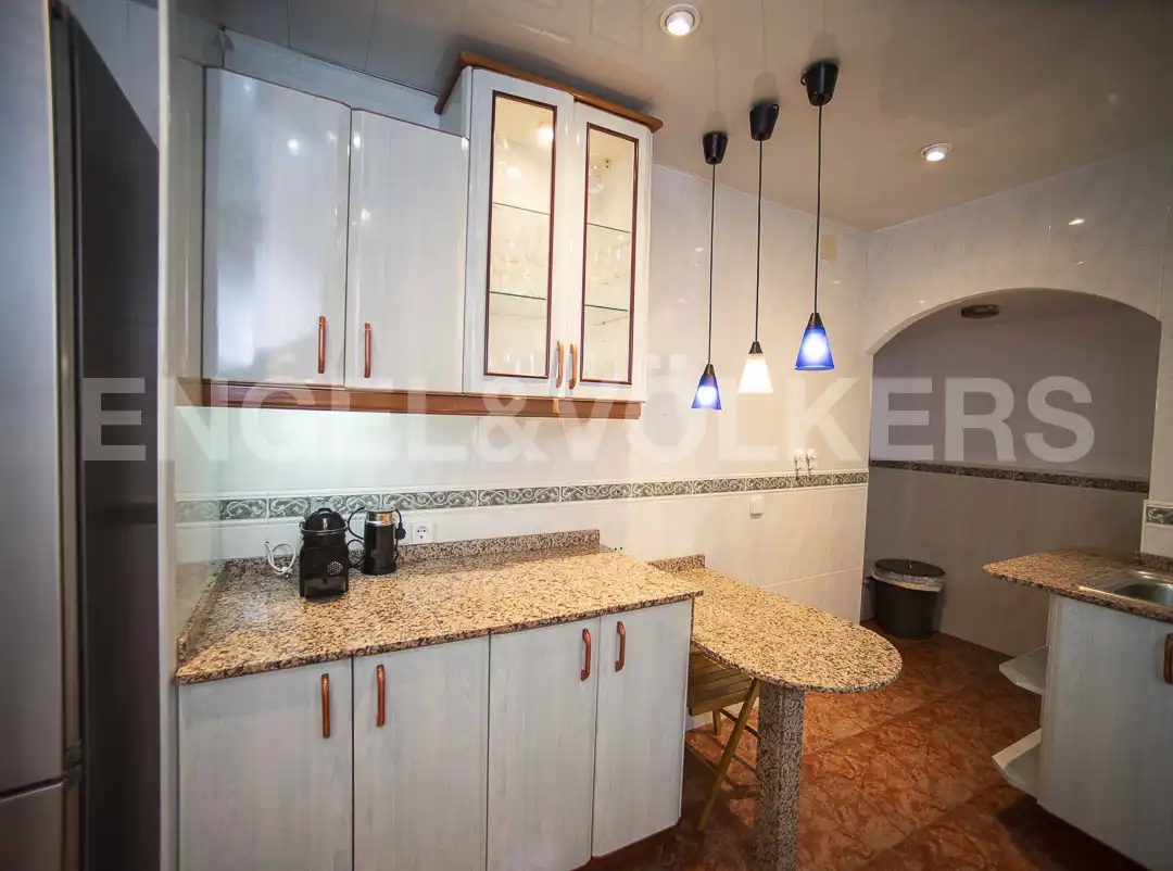 Kitchen of Flat for rent in Barcelona  with Air Conditioner, Heating and Parquet flooring
