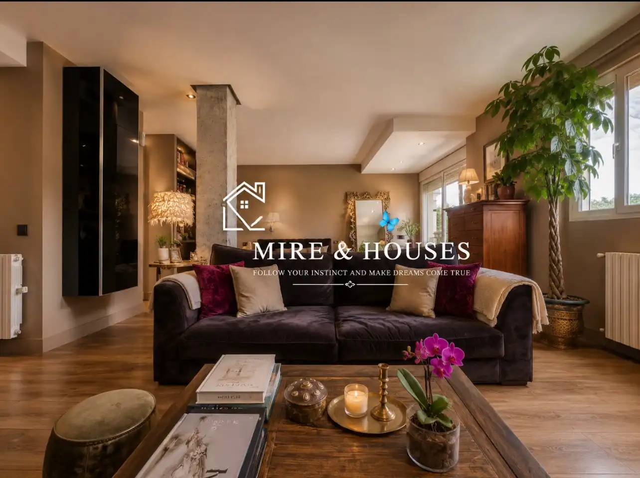 Living room of Attic for sale in La Moraleja  with Air Conditioner, Heating and Private garden