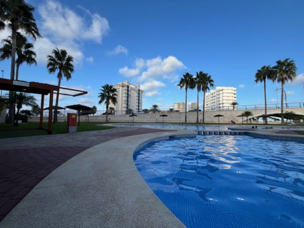 Swimming pool of Flat for sale in Cartagena  with Furnished, Balcony and Community pool