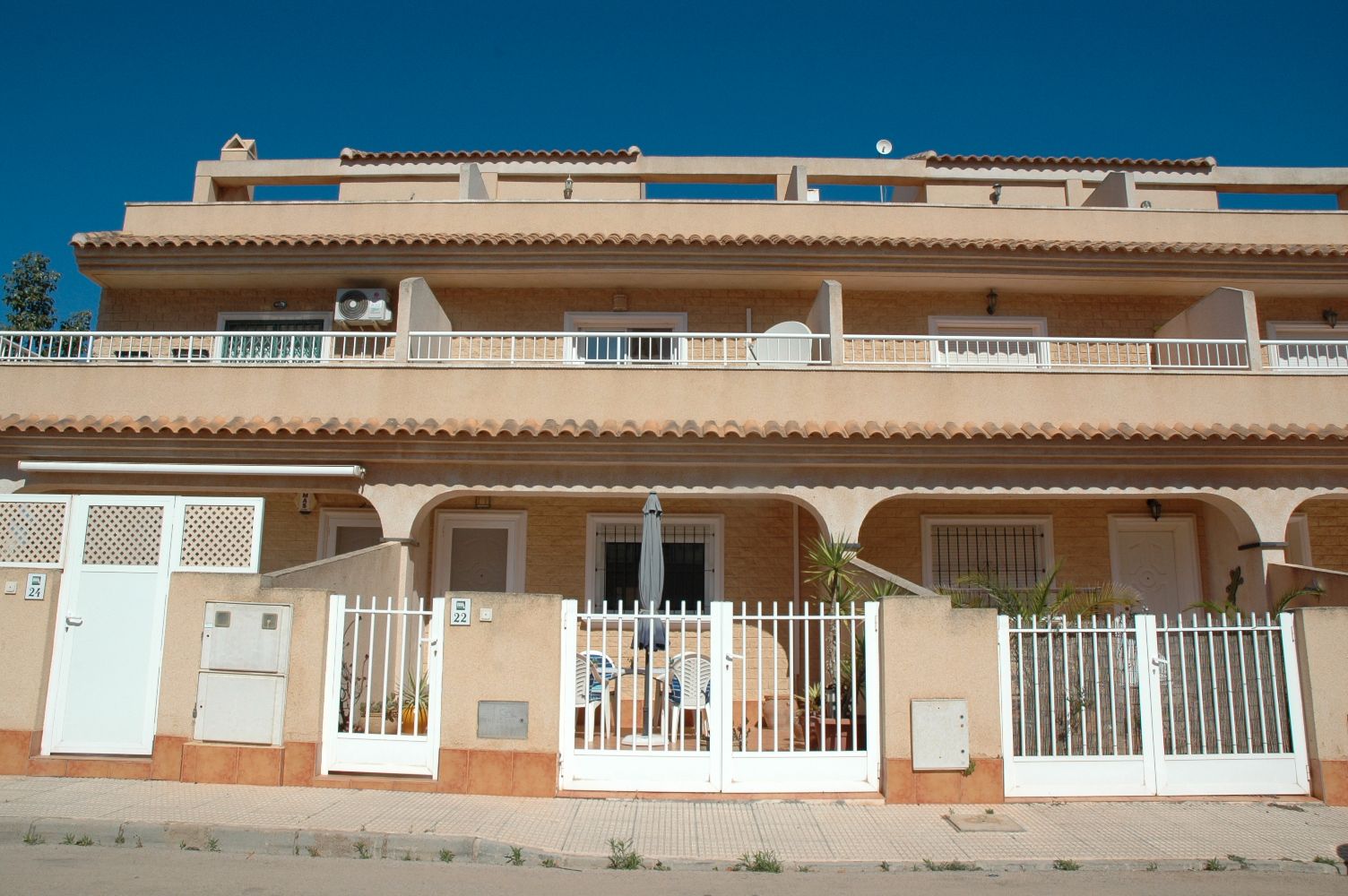 Exterior view of Single-family semi-detached for sale in Cartagena  with Air Conditioner, Heating and Terrace