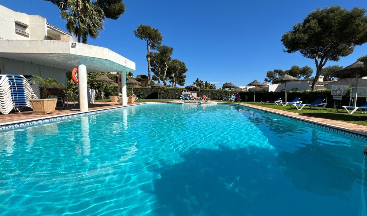Swimming pool of Single-family semi-detached for sale in Málaga Capital  with Air Conditioner, Private garden and Terrace