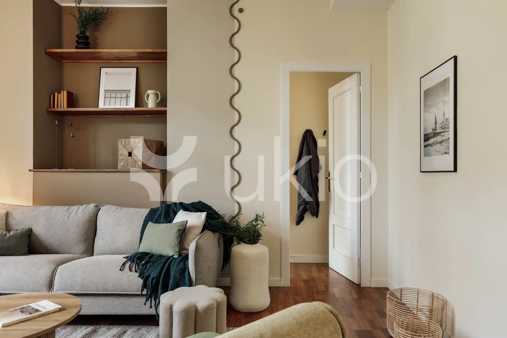 Sala d'estar de Apartament de lloguer en Barcelona amb Aire condicionat, Calefacció i Moblat