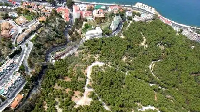 Vista exterior de Casa adosada en venta en Málaga con Aire acondicionado, Jardín privado y Terraza