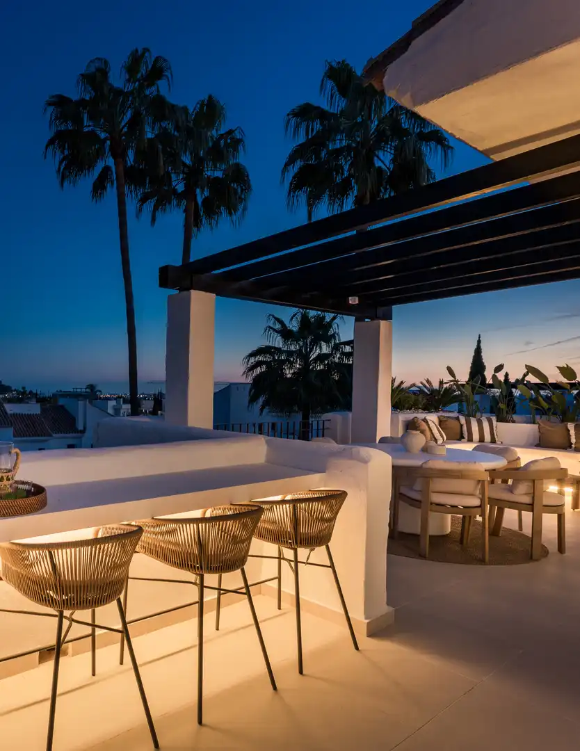 Terrace of Attic for sale in Marbella  with Air Conditioner, Terrace and Swimming Pool