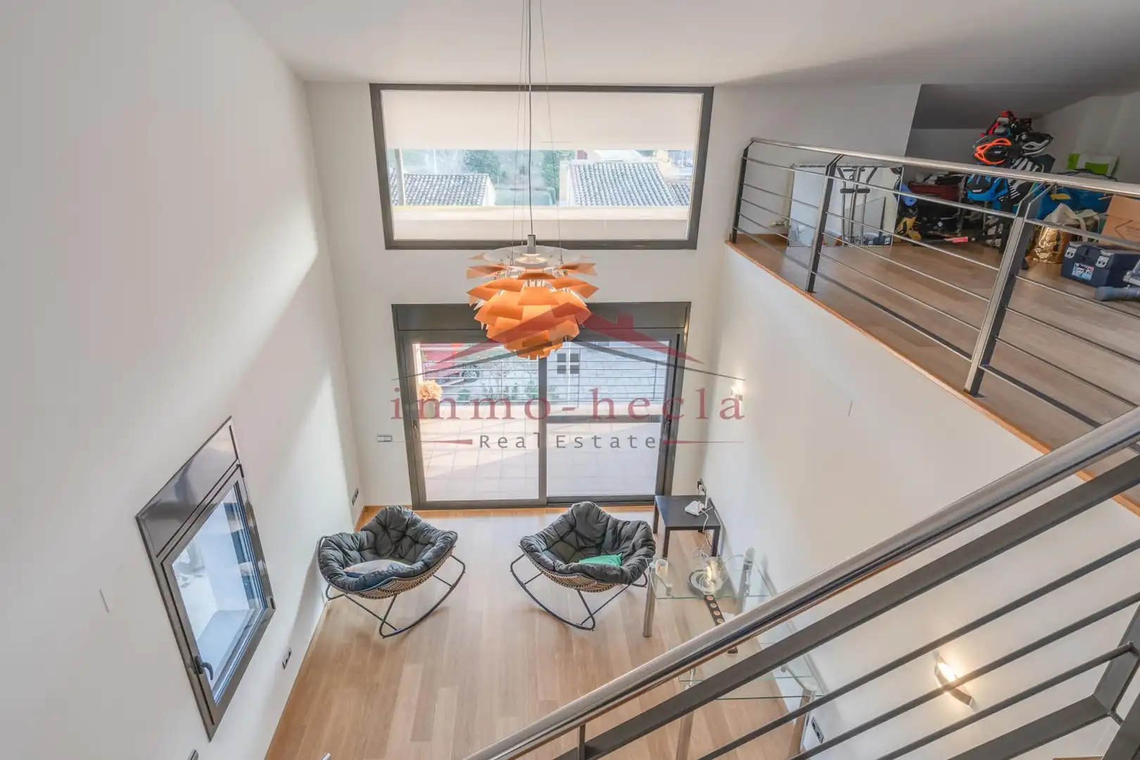 Sala de estar de Dúplex en venta en Castellolí con Calefacción, Terraza y Horno