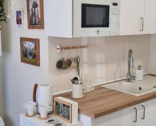 Kitchen of Study to share in  Madrid Capital  with Air Conditioner and Terrace