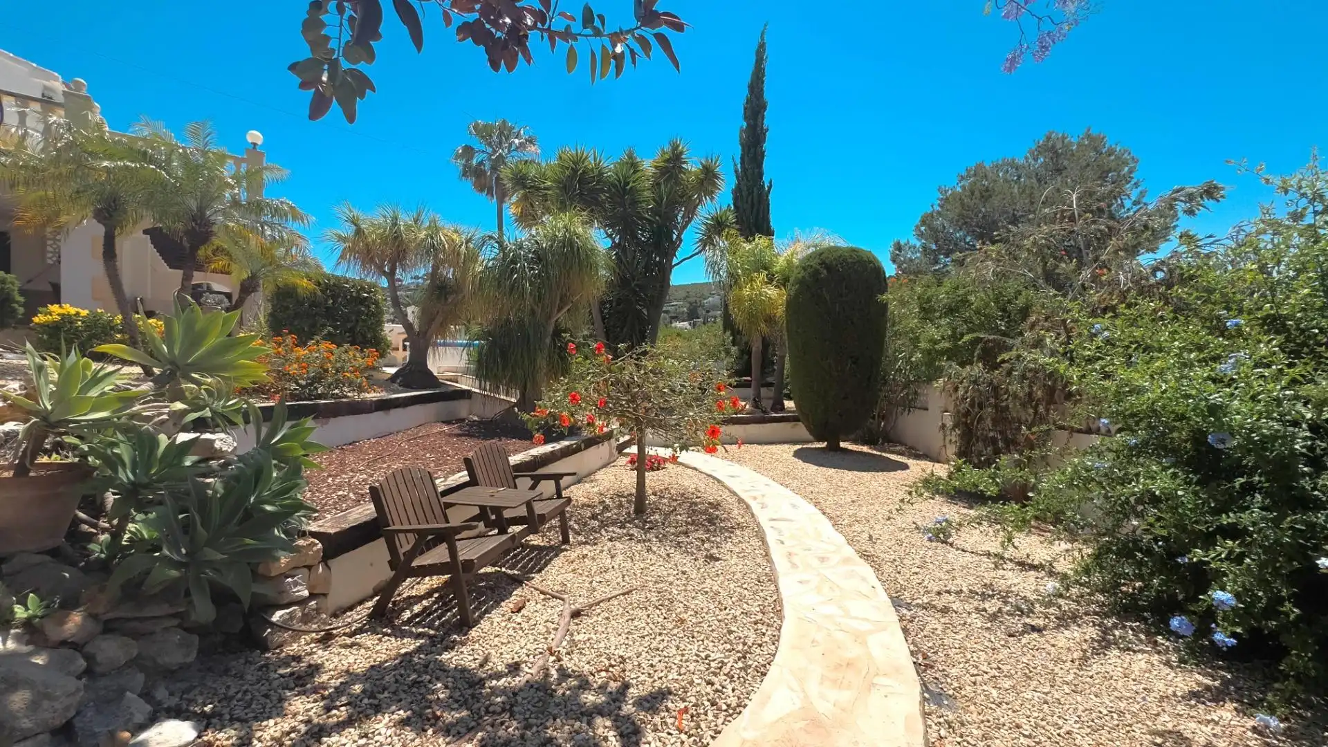 Terrace of Houses for sale in Jávea / Xàbia  with Air Conditioner, Heating and Private garden