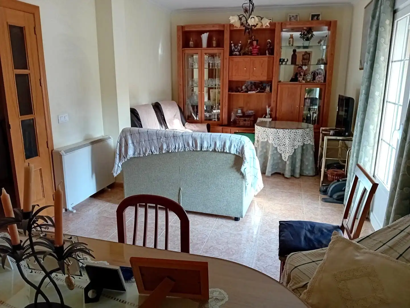Sala de estar de Piso en venta en Pozuelo de Calatrava con Aire acondicionado, Calefacción y Terraza
