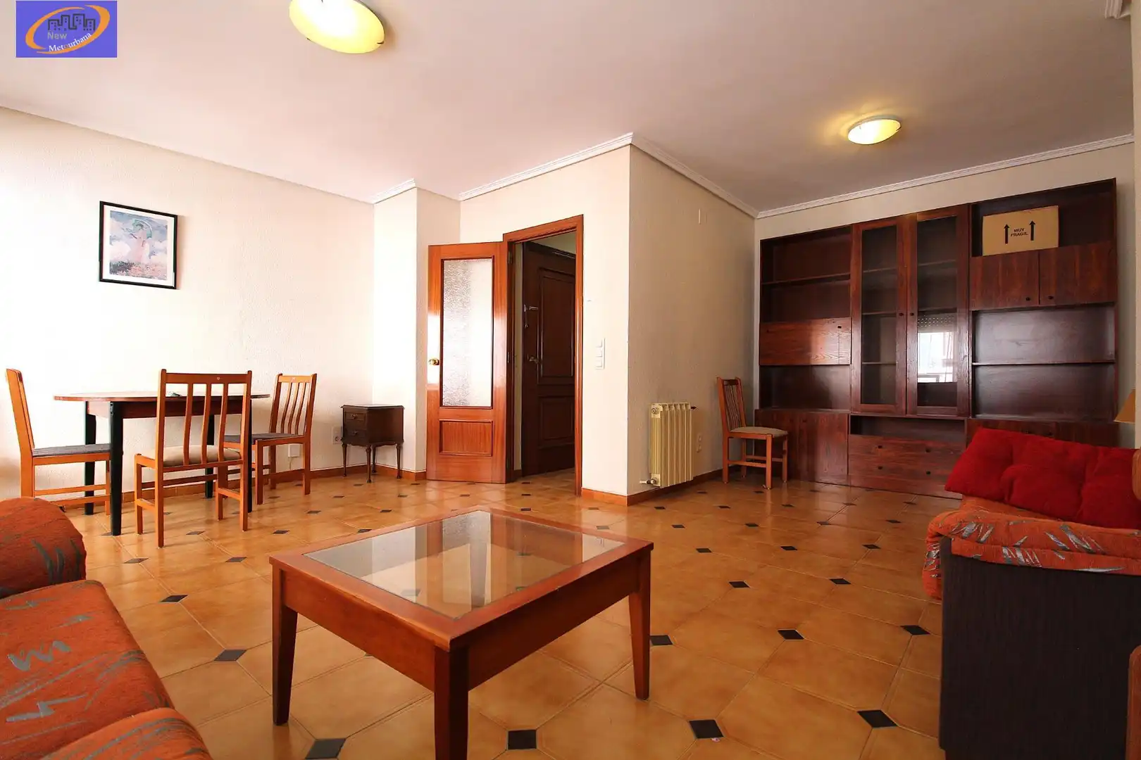 Wohnzimmer von Wohnung zum Verkauf in Utiel mit Heizung und Balkon
