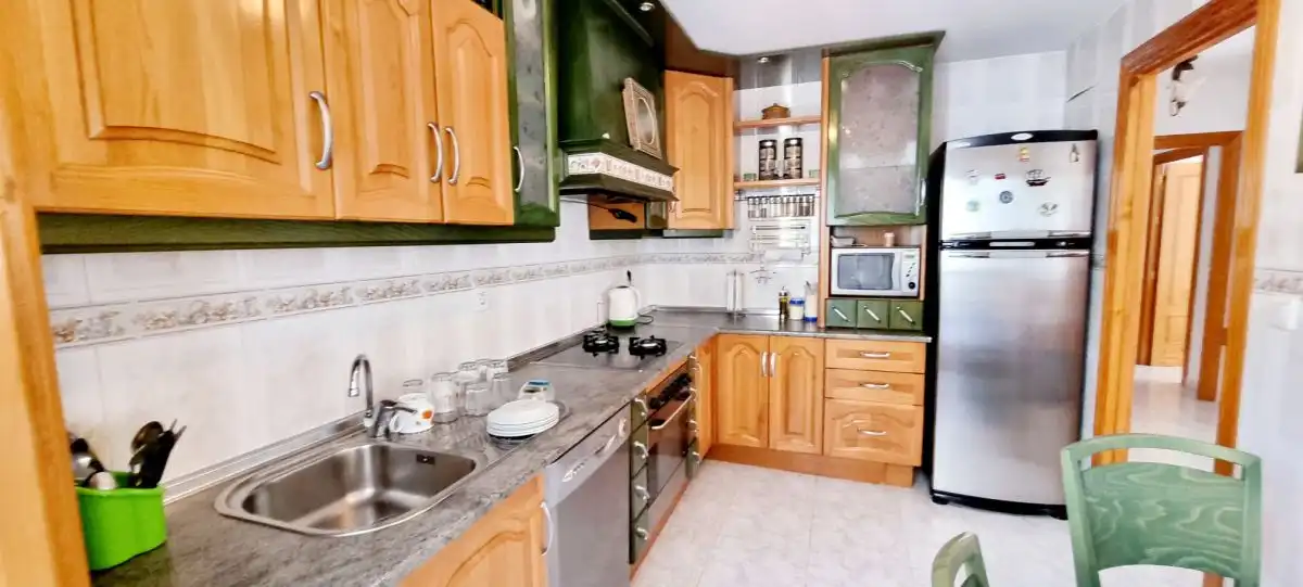 Kitchen of Flat for rent in Águilas  with Furnished and Balcony