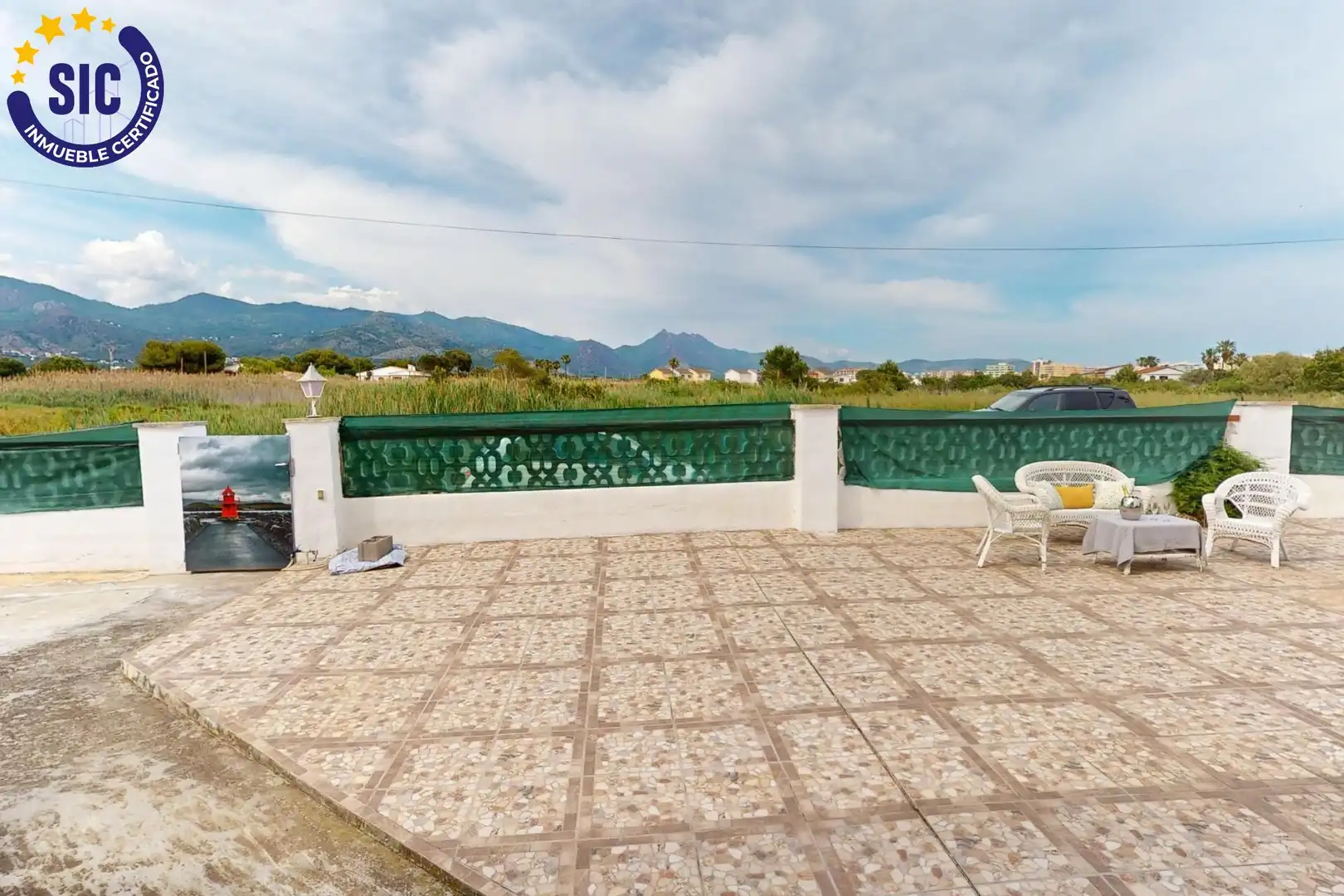 Terrace of Houses for sale in Benicasim / Benicàssim  with Air Conditioner, Private garden and Terrace