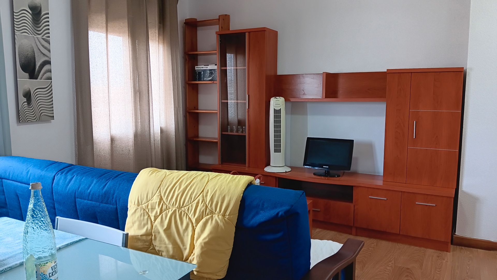 Sala d'estar de Apartament de lloguer en Ciudad Rodrigo amb Calefacció, Moblat i Rentadora