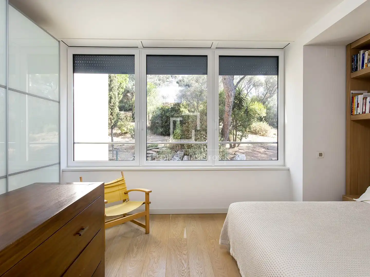 Bedroom of Houses for rent in Barcelona  with Air Conditioner, Heating and Private garden