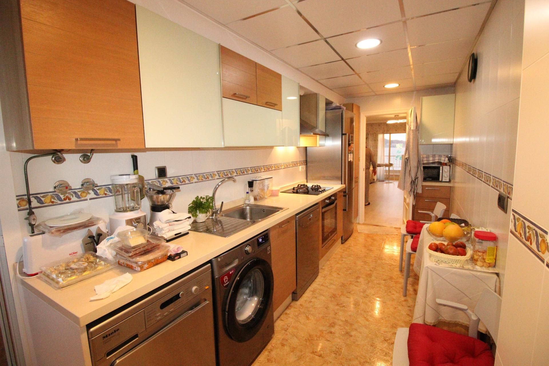 Kitchen of Apartment for sale in La Manga del Mar Menor  with Air Conditioner, Heating and Private garden