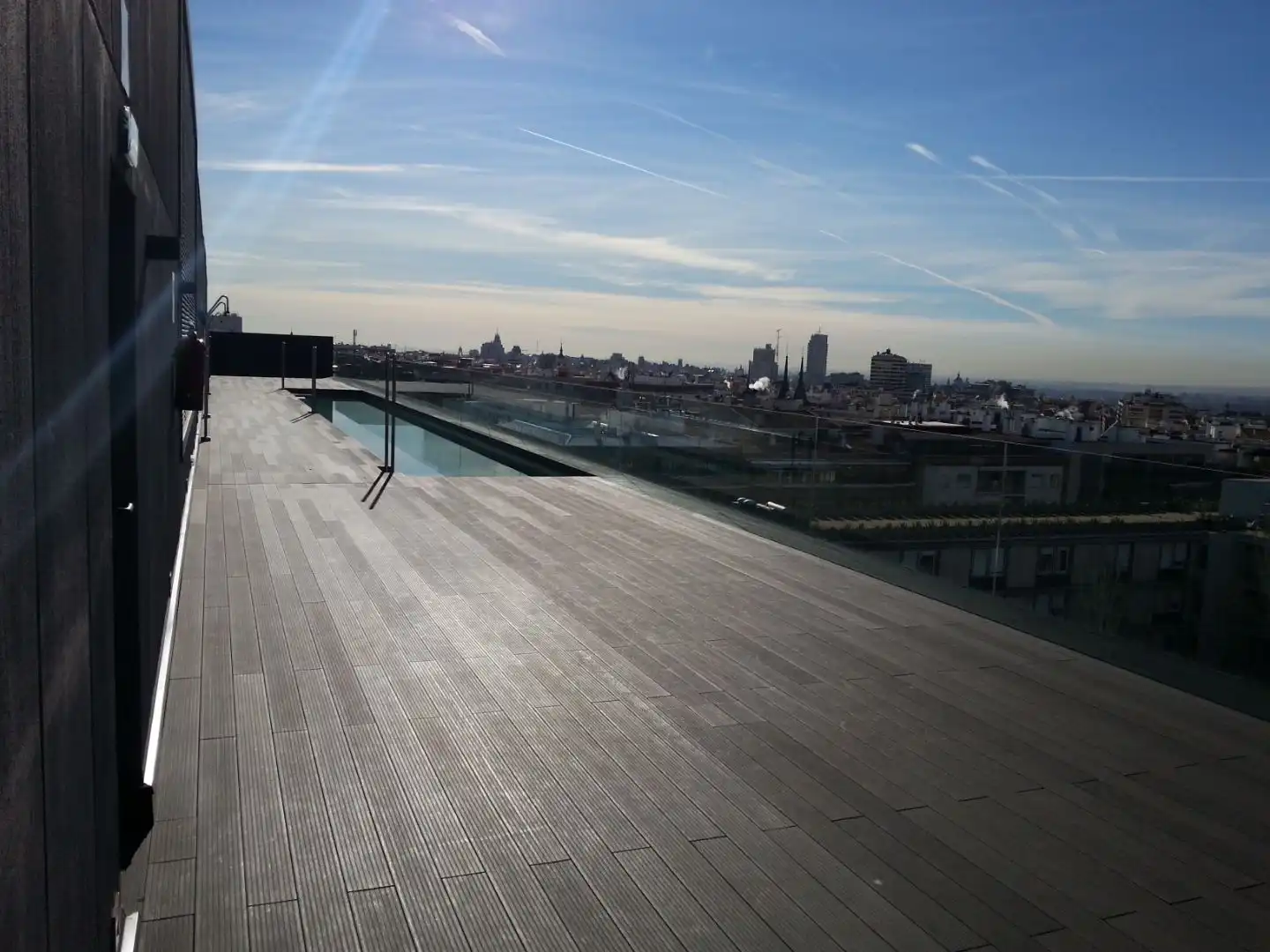 Terrace of Flat for rent in Madrid  with Air Conditioner, Parquet flooring and Storage room