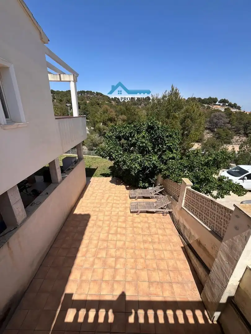 Terrace of Detached homes for sale in L'Alfàs del Pi  with Air Conditioner, Private garden and Storage room