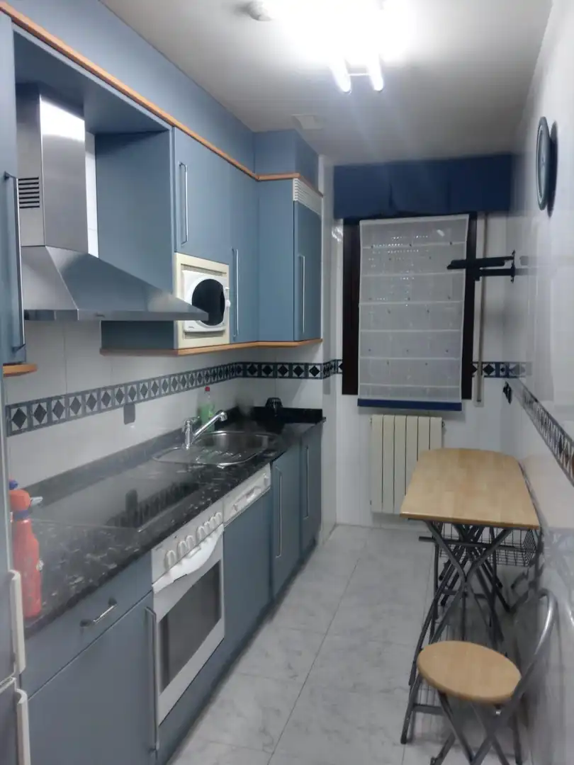 Cocina de Apartamento de alquiler en  Logroño con Aire acondicionado, Calefacción y Terraza