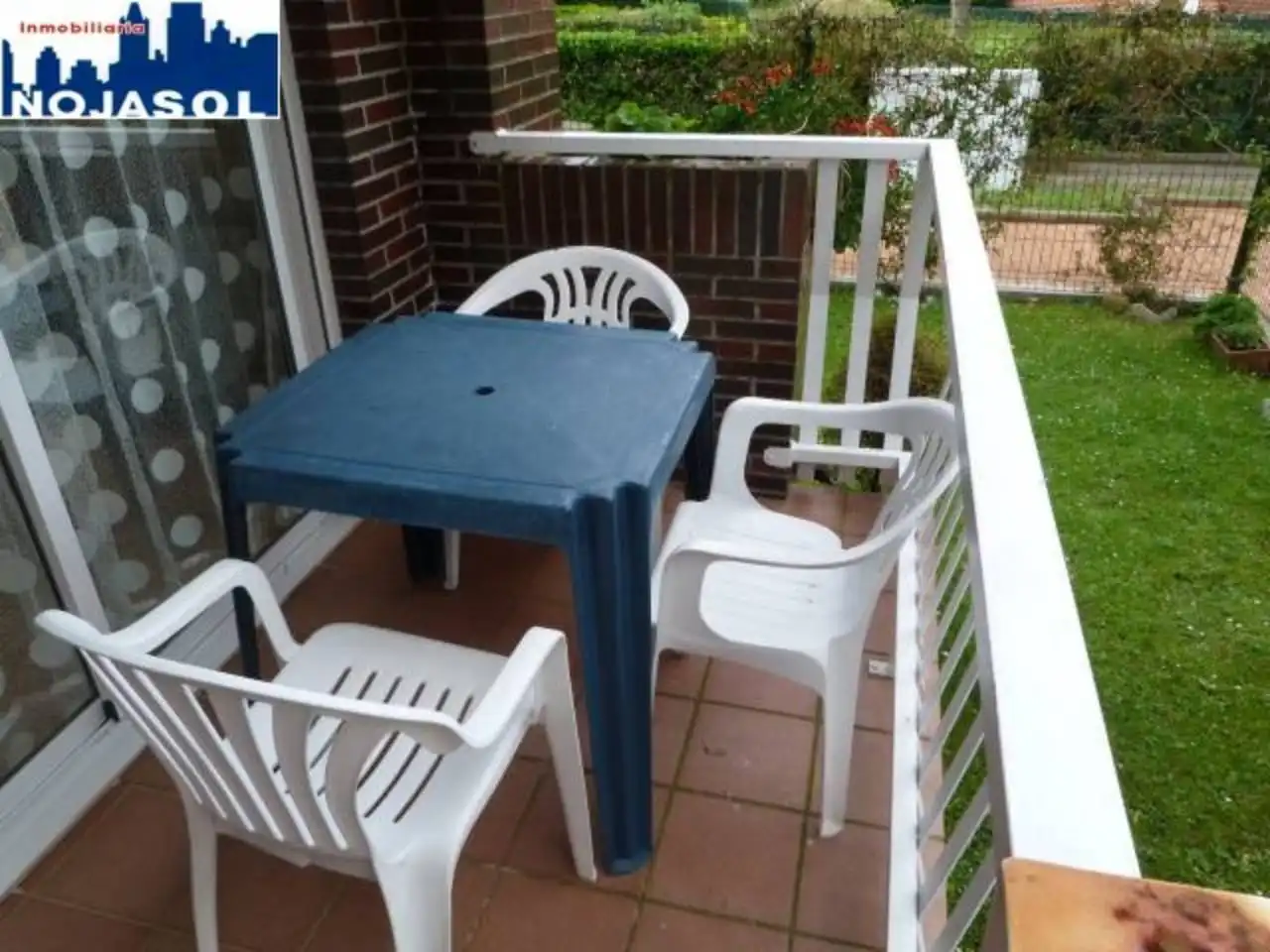 Balcony of Flat for rent in Noja  with Heating, Private garden and Terrace