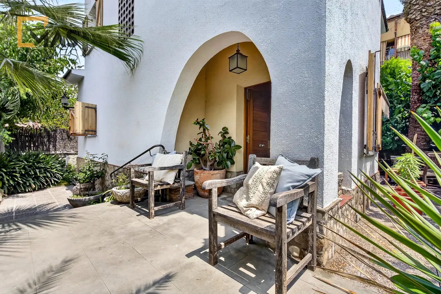 Terraza de Casa o chalet en venta en Parets del Vallès con Aire acondicionado, Calefacción y Jardín privado