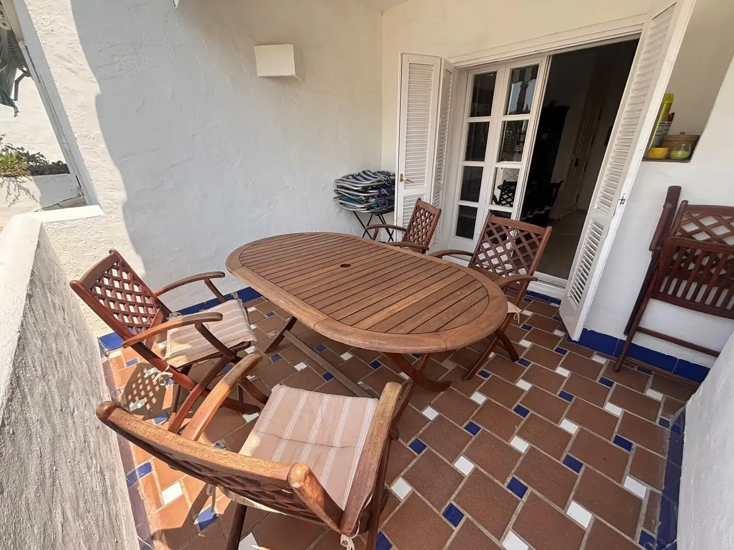 Terrassa de Casa adosada en venda en Chiclana de la Frontera amb Jardí privat i Piscina comunitària